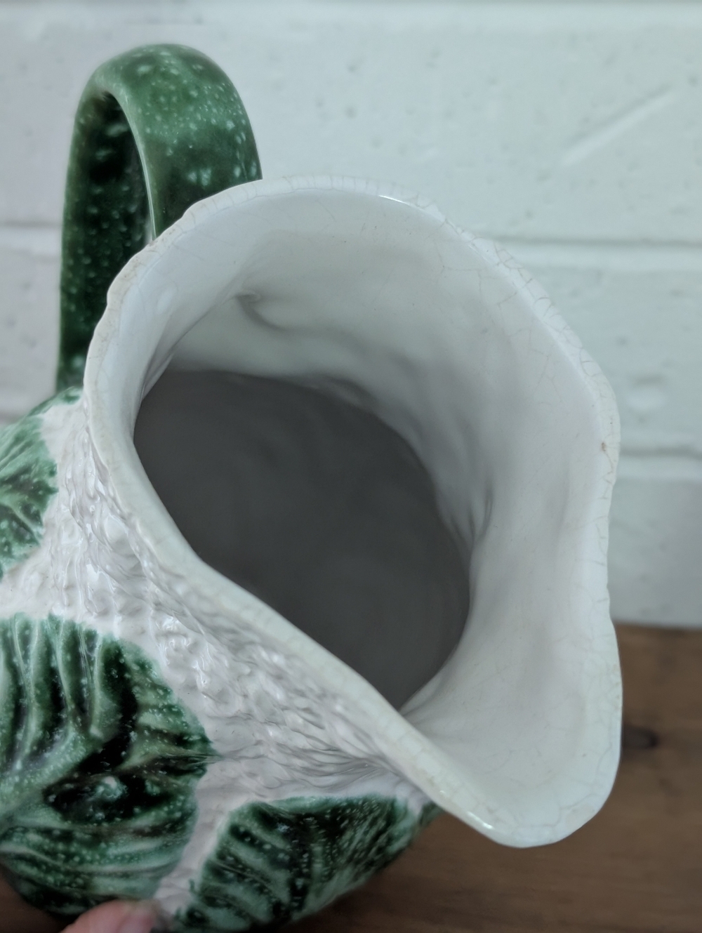 Jay Willfred Ceramic Cabbage Pitcher - Vintage - Picture 8 of 9